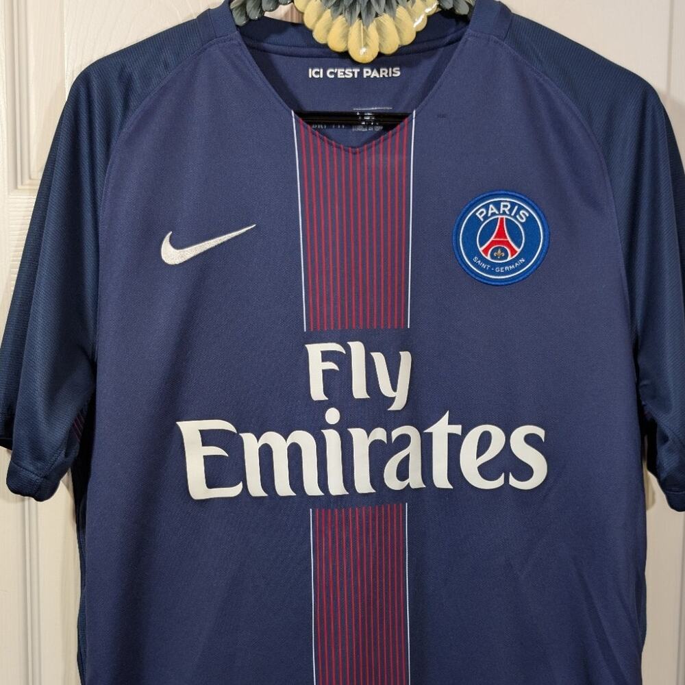 Nike PSG Paris Saint-Germain 2016 2017 Home Jersey Shirt Kit Size L Ligue 1